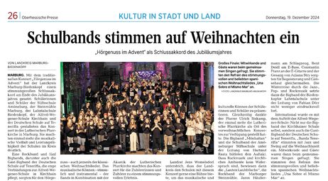 Oberhessische Presse, 19.12.2024 Oberhessische Presse, 19.12.2024
